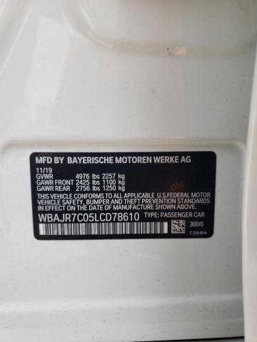 2020 BMW 530 XI WBAJR7C05LCD78610