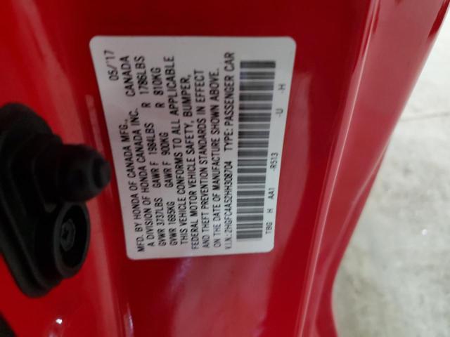 2017 HONDA CIVIC LX - 2HGFC4A52HH308704