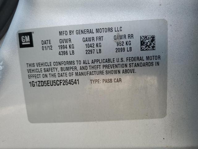 1g1zd5eu5cf264541 - 2012 Chevrolet malibu 2lt - #61221065