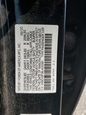 2020 HONDA ACCORD SPO 1HGCV2F38LA023361
