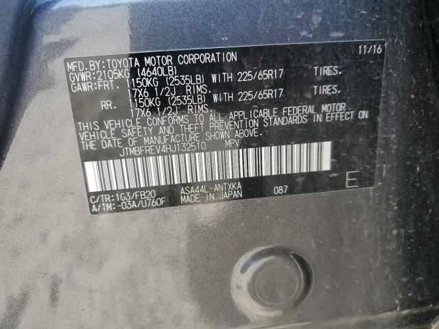 2017 TOYOTA RAV4 LE - JTMBFREV4HJ132510