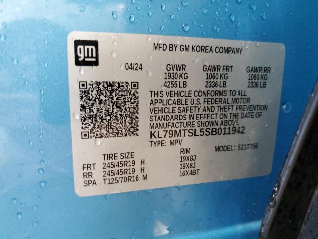 2025 CHEVROLET TRAILBLAZE KL79MTSL5SB011942