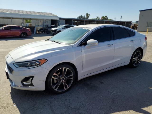 FORD FUSION TIT 2019 white  gas 3FA6P0D99KR184586 photo #1