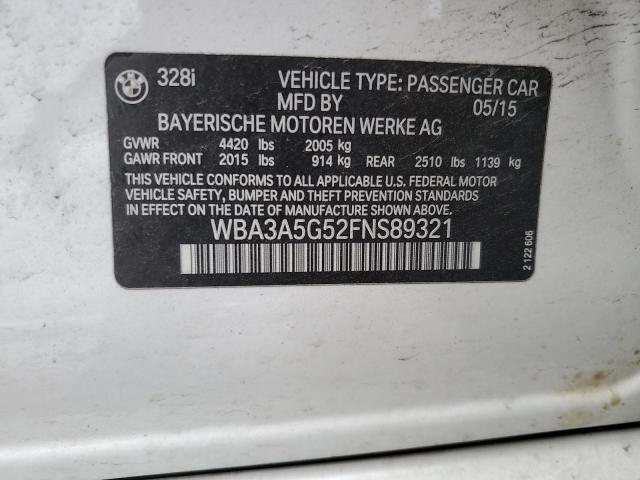 2015 BMW 328 I - WBA3A5G52FNS89321