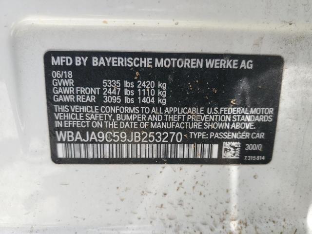 2018 BMW 530E WBAJA9C59JB253270