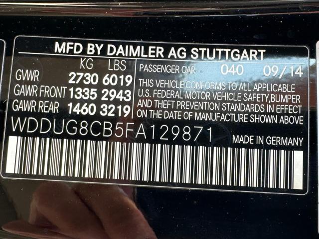 2015 MERCEDES-BENZ S 550 - WDDUG8CB5FA129871