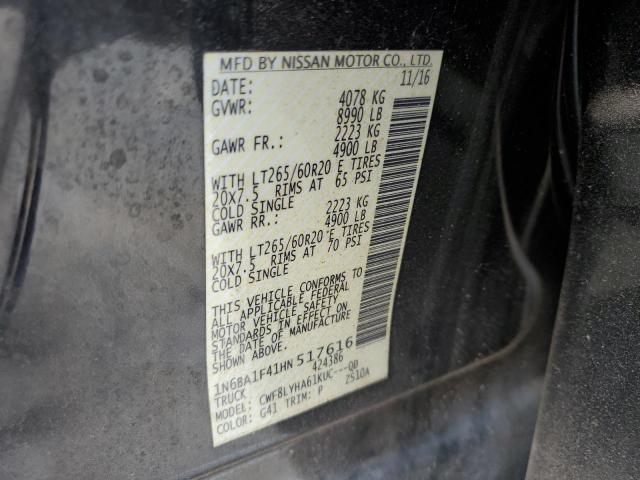2017 NISSAN TITAN XD S - 1N6BA1F41HN517616