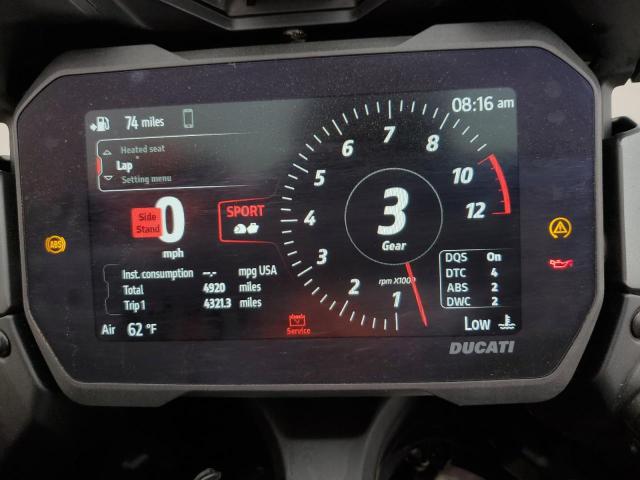 2022 DUCATI MULTISTRAD ZDMAALVW3NB013552