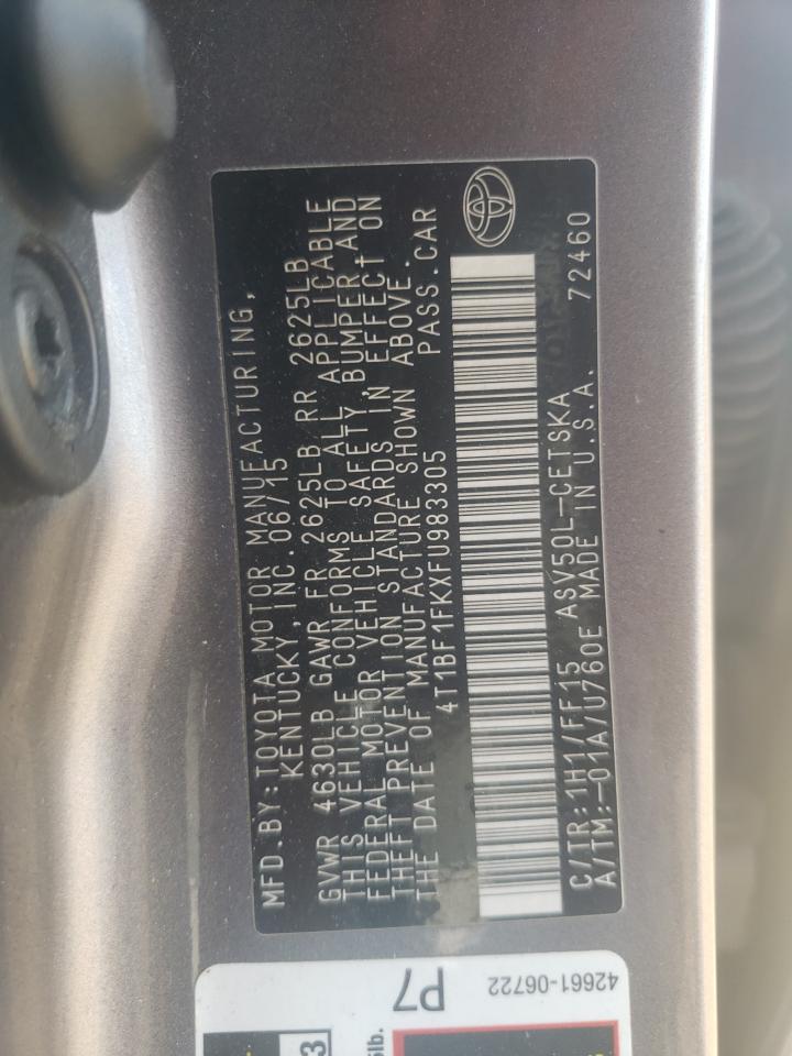 Toyota Camry le 2015