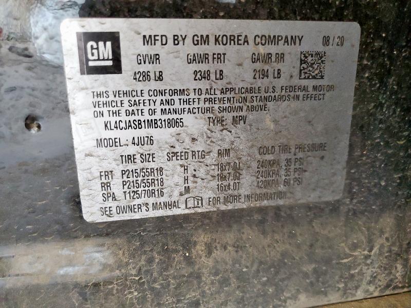2021 BUICK ENCORE PRE KL4CJASB1MB318065