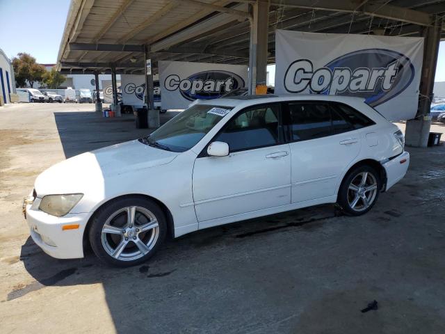 LEXUS IS 300 SPO 2002 white station gas JTHED192X20044108 photo #1
