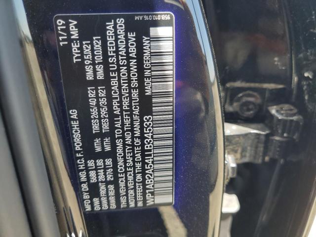 2020 PORSCHE MACAN S - WP1AB2A54LLB34533
