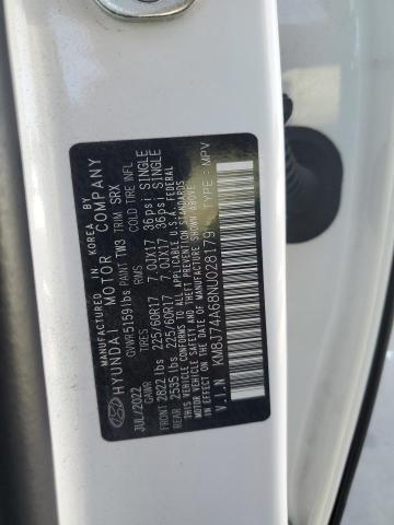 2022 HYUNDAI NEXO BLUE KM8J74A68NU028179