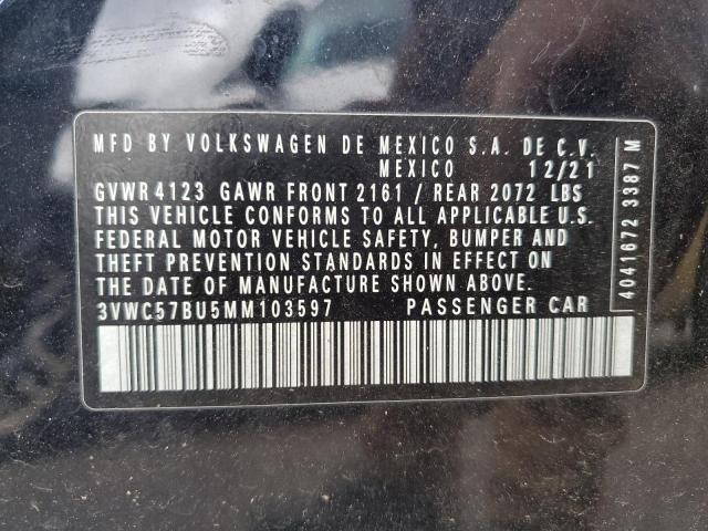2021 VOLKSWAGEN JETTA S 3VWC57BU5MM103597
