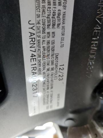 2024 YAMAHA MTT09 GT - JYARN74E1RA002317