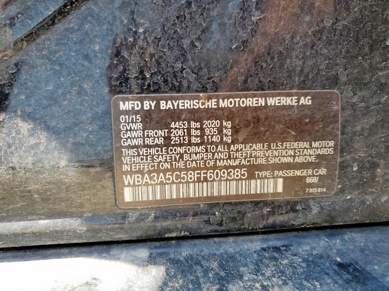 2015 BMW 328 I WBA3A5C58FF609385