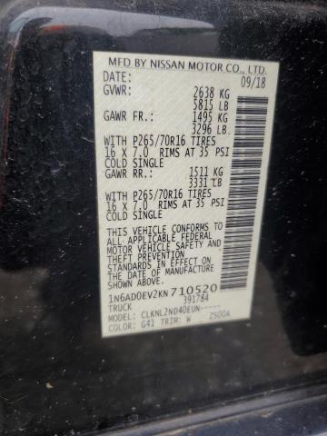 2019 NISSAN FRONTIER S - 1N6AD0EV2KN710520