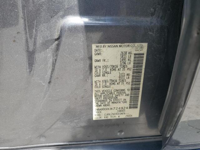 2018 NISSAN FRONTIER S - 1N6AD0EVXJN724924