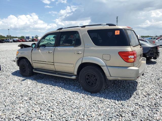 TOYOTA SEQUOIA SR 2002 gold 4dr spor gas 5TDZT34A72S091948 photo #3
