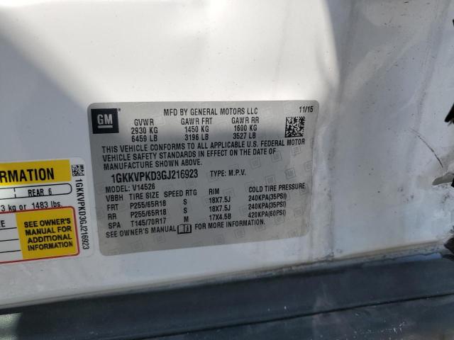 2016 GMC ACADIA SLE 1GKKVPKD3GJ216923