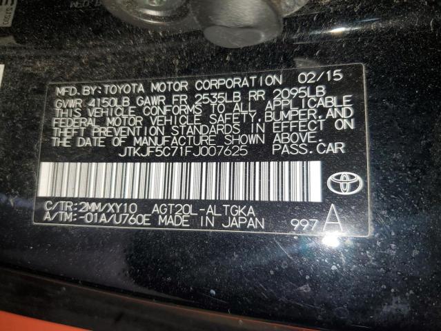 2015 TOYOTA SCION TC JTKJF5C71FJ007625