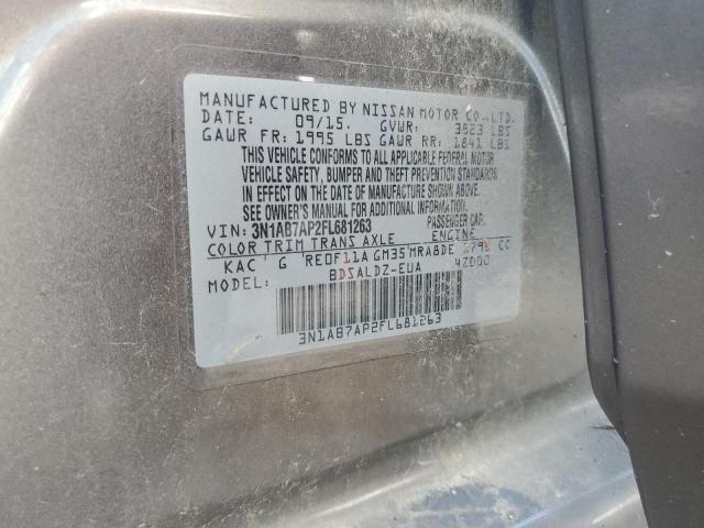 2015 NISSAN SENTRA S - 3N1AB7AP2FL681263