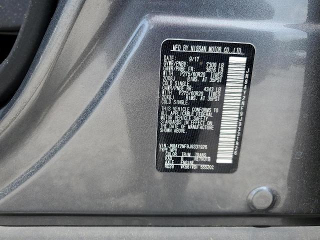 2018 NISSAN ARMADA PLA JN8AY2NF9J9331926