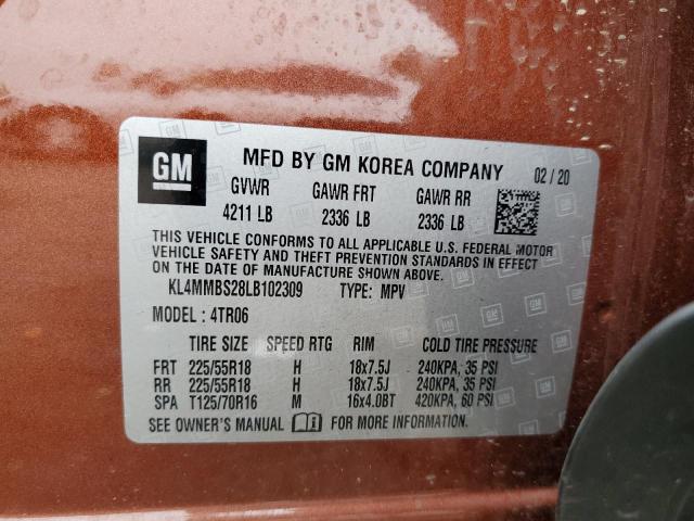 2020 BUICK ENCORE GX - KL4MMBS28LB102309