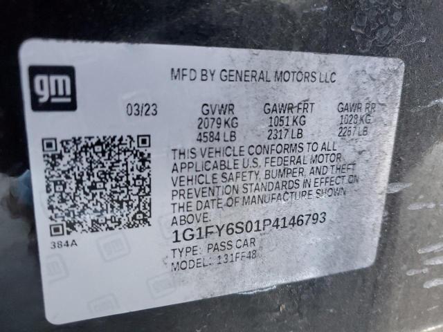2023 CHEVROLET BOLT EUV L 1G1FY6S01P4146793