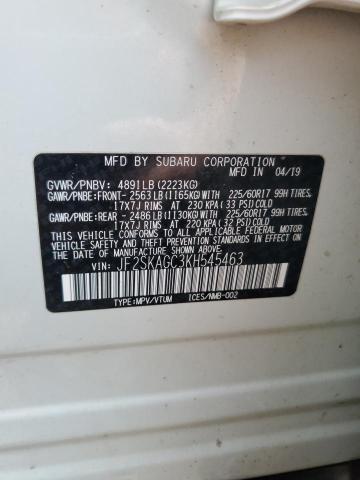 2019 SUBARU FORESTER P - JF2SKAGC3KH545463
