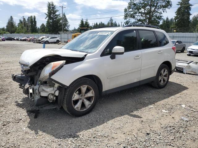 SUBARU FORESTER 2 2014 white  gas JF2SJAEC5EH537035 photo #1