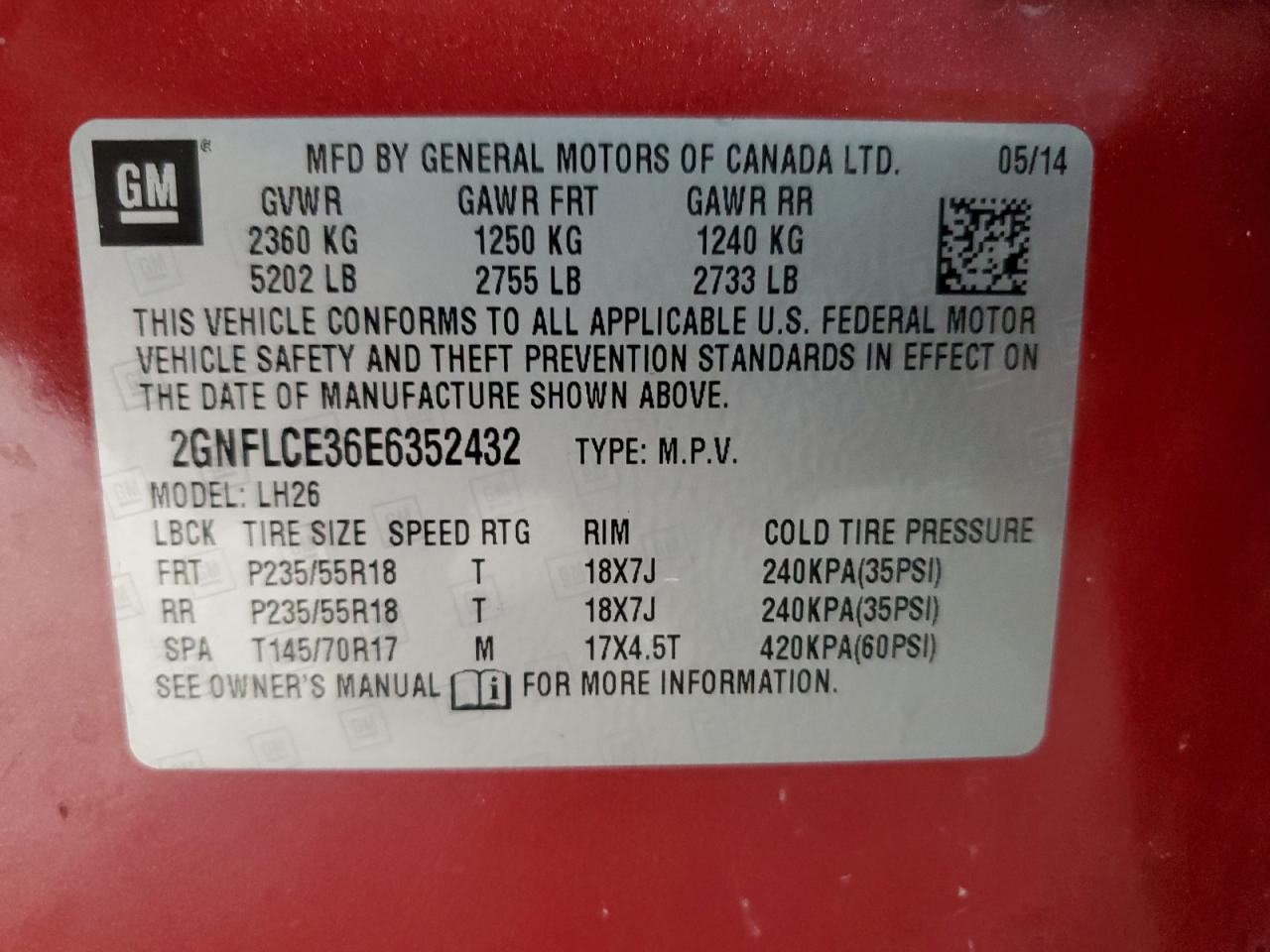 CHEVROLET EQUINOX LT