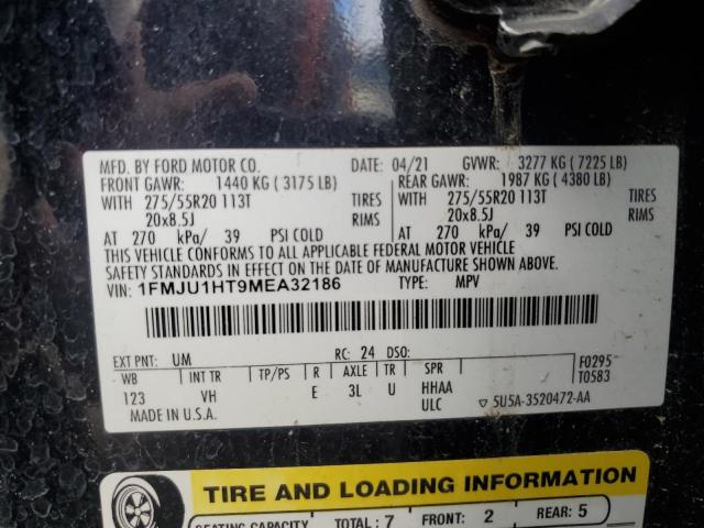 2021 FORD EXPEDITION - 1FMJU1HT9MEA32186