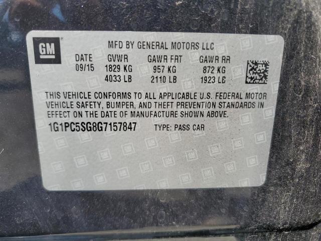 2016 CHEVROLET CRUZE LIMI - 1G1PC5SG8G7157847