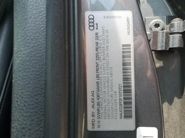 2015 AUDI A3 PREMIUM WAUCCGFF2F1073721