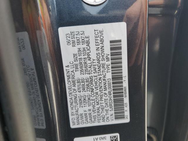 2024 HONDA CR-V EXL - 5J6RS3H74RL000013