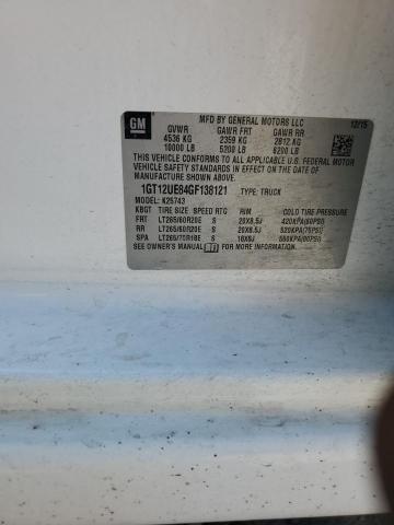 2016 GMC SIERRA K25 1GT12UE84GF138121