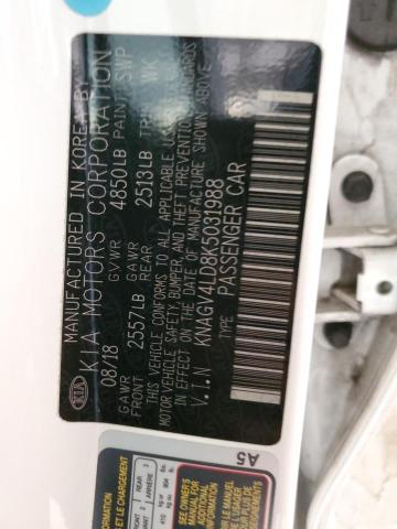 2019 KIA OPTIMA PLU KNAGV4LD8K5031988