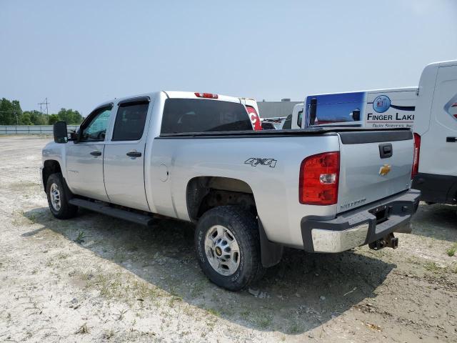 CHEVROLET SILVERADO 2014 silver crew pic diesel 1GC1KVC86EF188458 photo #3