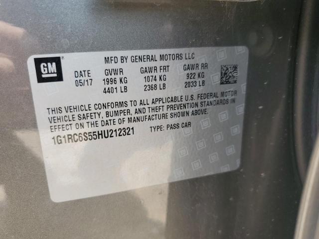2017 CHEVROLET VOLT LT - 1G1RC6S55HU212321