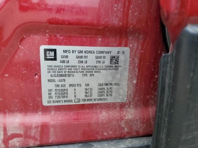 2019 BUICK ENCORE PRE KL4CJESB6KB730714