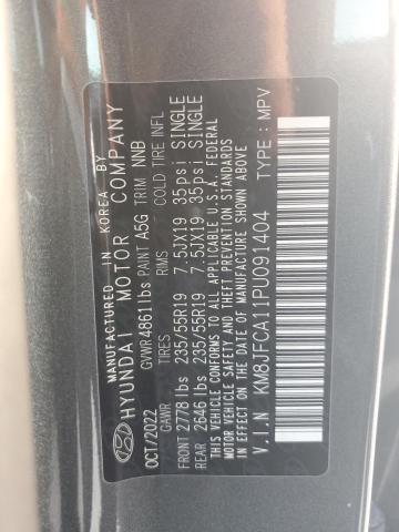2023 HYUNDAI TUCSON SEL KM8JFCA11PU091404