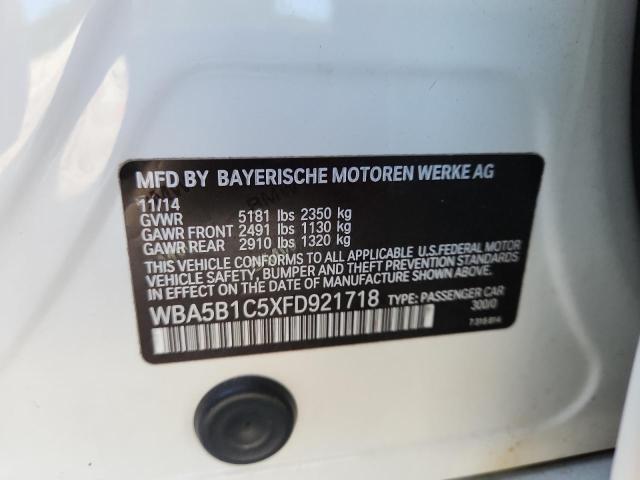 2015 BMW 535 I WBA5B1C5XFD921718