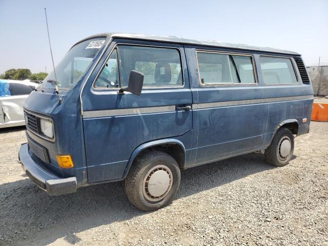 VOLKSWAGEN VANAGON BU 1987 blue  gas WV2YB0250HH093218 photo #1