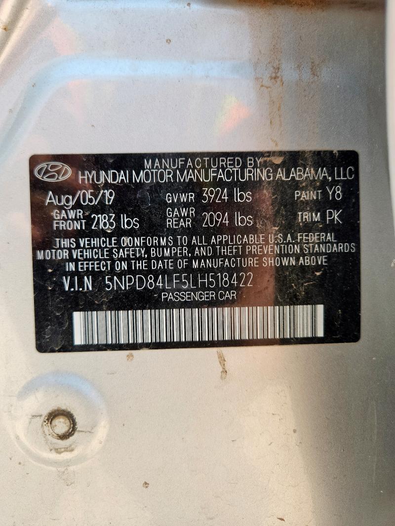 2020 HYUNDAI ELANTRA SE - 5NPD84LF5LH518422