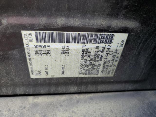 2016 NISSAN MAXIMA 3.5 - 1N4AA6AP3GC434542