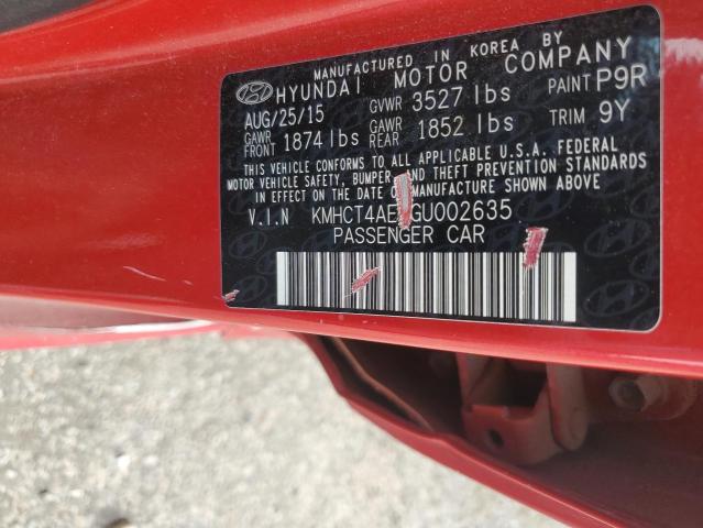 2016 HYUNDAI ACCENT SE - KMHCT4AE1GU002635