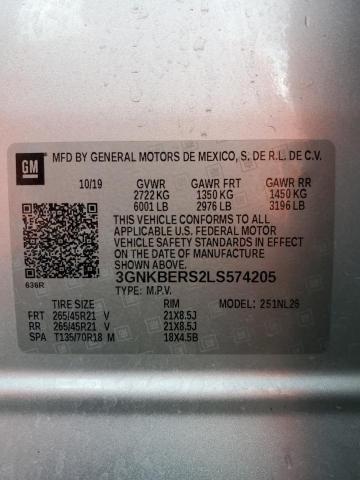 2020 CHEVROLET BLAZER RS 3GNKBERS2LS574205