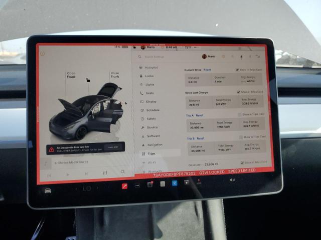 2023 TESLA MODEL Y 7SAYGDEF8PF879202