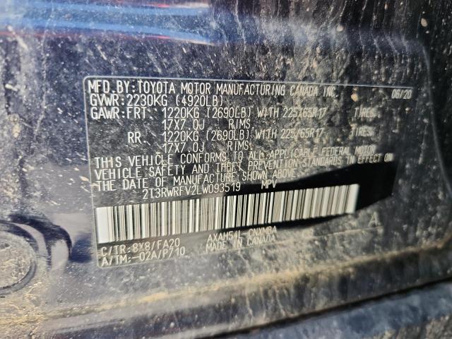 2020 TOYOTA RAV4 XLE - 2T3RWRFV2LW093519